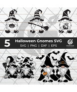 Halloween Gnomes SVG, Gnome SVG, Halloween SVG Cut File, SVG for Cricut - $56.02 MXN