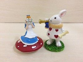 Disney White Rabbit and Alice in Wonderland Figure. Very RARE item - £31.89 GBP