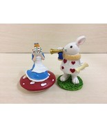 Disney White Rabbit and Alice in Wonderland Figure. Very RARE item - $54.86 CAD