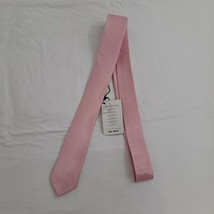 Necktie Men&#39;s Tie Pink Square Texture Dan Smith Skinny 2 In - £11.68 GBP