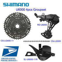 Shimano U6000 4pcs Groupset 45T 50T Cassette Shifter Rear Derailleur Chain - $2,414.46 MXN+