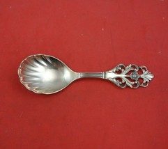 Viking Rose by Th. Marthinsen Norwegian Sterling Silver Sugar Spoon 4 7/8&quot; - $88.11