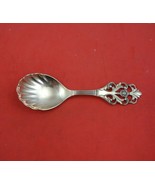 Viking Rose by Th. Marthinsen Norwegian Sterling Silver Sugar Spoon 4 7/8&quot; - $123.65 CAD