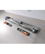 Chrome Front Bumper Set Grille Lights For Nissan 720 Pickup D21 1993-1995 4WD - $252.95