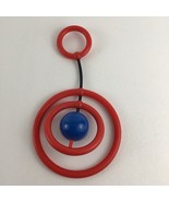 Johnson &amp; Johnson Red Rings Shaker Ball Rattle Teether Vintage 1977 Baby... - €34,07 EUR