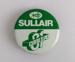 Sullair Conexpo 81 Pin Button - $6.31