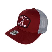 University of Alabama Crimson Roll Tide Patch Adjustable Snapbak Grey Tr... - $28.37