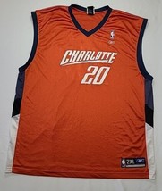 Reebok NBA Vtg Charlotte Bobcats Mens Size XXL Raymond Felton Jersey Orange - $27.60