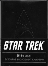 Star Trek 16 Month Stardate 2016 Executive Engagement Calendar NEW UNUSED - £7.67 GBP