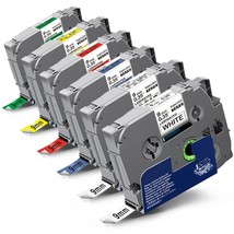 6 Pack Compatible For Brother Label Maker Tape, Tze-221 Tze-121 Tze-421 ... - $35.99