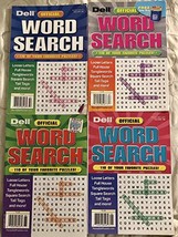 Lot of 4 Dell Official Word Search Seek Circle Puzzles Books 2019 2020 Lot#2 [Si - $18.76