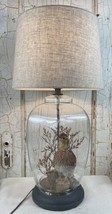 Vintage Quail Lamp Taxidermy Bird Showcase Display Lamp Cabin Decor With Shade - £238.94 GBP