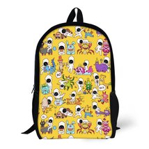 Mondxflaur Cartoon Backpacks for School Kids Adults Lightweight Bag 16.9in - £19.17 GBP