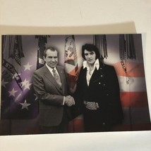 Elvis Presley Postcard 70’s Elvis And Richard Nixon - £2.73 GBP