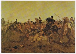 Postcard The Battle Of Quatre Bras - £2.32 GBP