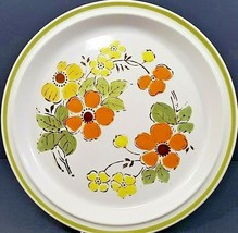 Harvest Mountain Collection Platter Flowers Hand Painted Stoneware Japan... - $225.54 MXN