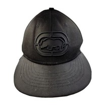 ECKO UNLTD Logo RHINO Black Hat Cap Stretch Fit size S/M - $14.80