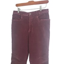 Royal Robbins Corduroy Pants 10 Womens Purple Mid Rise Straight Leg Bottoms - $17.51