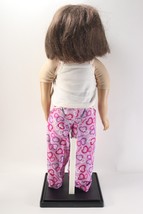 Vintage 2003 MY TWINN 23" Inch Poseable Doll Brown Hair Pink Eyes w/ PJs Clothes - £92.43 GBP
