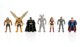 NEW Mattel DC Justice League Movie Mighty Minis COMPLETE 7pc SET batman superman - £11.21 GBP