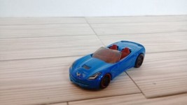 Hot Wheels &#39;14 Corvette Stingray Convertible Metal-flake Blue 2017 Diecast Car - £3.94 GBP