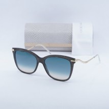 Jimmy Choo STEFF/S 0P4G I4 Grey Glitter/Gold/Blue Gradient 55-16-145 Sunglass... - $142.09