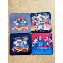 Kansas City-Chiefs-Football SB 57 Champions High Quality Coasters 4 Pack - £10.09 GBP