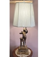Vintage Art Nouveau Bronze Roman/Greek Scultpture by Granitex Lamp - $2,784.63 MXN
