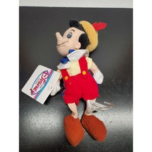 Disney Store Pinocchio 8 Inch Bean Bag Plush - New with Tags - £10.81 GBP