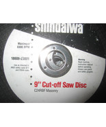 3 PACK 9&quot; x 1/8&quot; x 22 mm bore Shindaiwa masonry cut off wheels C24RBTF 1... - €25,72 EUR