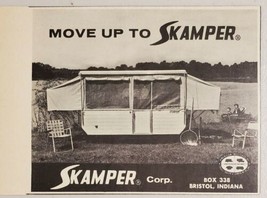1967 Print Ad Skamper Tent Camping Travel Trailers Bristol,Indiana - £7.53 GBP