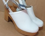 Women&#39;s Watson Platform Clog Heels White - Universal Thread - Choose Size - £10.97 GBP