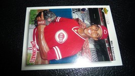 1990 Kahn&#39;s World Champions Cincinnati Reds Baseball Card-Mo_Sanford - £3.92 GBP