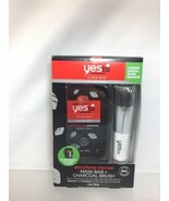 2pc Yes To Tomatoes Detoxifying Charcoal Mask Bar &amp; Brush Gift Set Chris... - $4.99