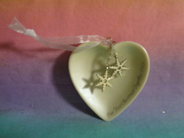 2012 Hallmark Keepsake Our First Christmas Together Porcelain Heart Ornament - £3.87 GBP