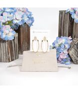 Kendra Scott Essie Gold Pave CZ Open Frame Earrings NWT - $124.80 CAD