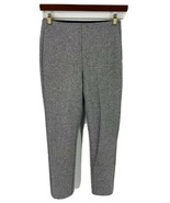 H&amp;M Divided Hot Pants Size 10 Silver Shimmer Sparkly Ankle Length Stretch - $470.41 MXN