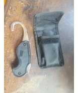 911 Rescue Tool Stainless Steel Safety Knife Seat Belt Cutter with Pouch - $55.59 CAD