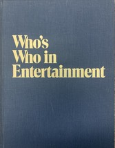 Who&#39;s Who in Entertainment first edition book - £39.33 GBP