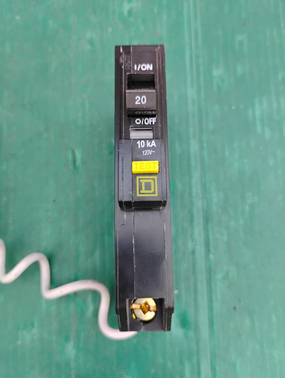 Square D QOB120GFI 1 Pole 20 Amp 120V GFI Ground Fault Bolt-On Circuit B... - $29.65