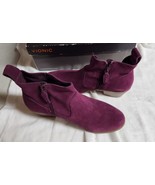 Vionic Vera Womens Purple Suede Leather Booties US Size 9.5 Original Box... - £35.91 GBP