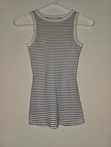 Nine West Tank Top Women XS Striped Sleeveless Wide-Strap Summer Beachwear (ZTO) - £10.11 GBP