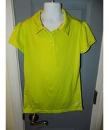 TURTLES & TEES Lime Green Polo Size S Girl's EUC - $23.75