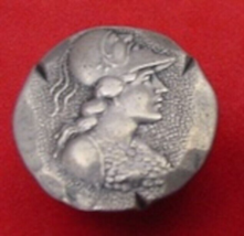Medallion aka Etruscan aka Homeric by Shiebler Sterling Cuff Links 1/2&quot; ... - £225.06 GBP