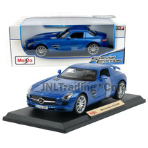 Maisto Special Edition 1:18 Die Cast Metallic Blue Coupe MERCEDES SLR Mc... - £39.73 GBP