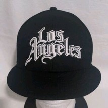 Los Angeles Clippers Hat Snapback Black &amp; White New Era (Used) - £18.84 GBP