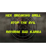 Hex Breaking Spell, Reverse your bad luck and bad karma, haunted magic s... - $45.64 CAD