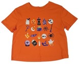 Girls Witch Ghost Cat Orange Short Sleeve Halloween T-Shirt Tee Shirt Sz... - $7.91