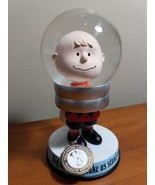 SNOW GLOBE Hallmark Peanuts CHARLIE BROWN &quot;Big Dreams Make Us Stand Out &quot; - $546.62 MXN