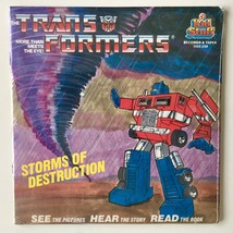 The Transformers - Storms of Destruction SEALED 7&#39; Vinyl Record / 24 Page Book - £52.52 GBP